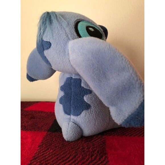 Sega Disney Stitch Lilo & Stitch Plush With Red Flower 7” Stuffed Animal - Picture 4 of 7